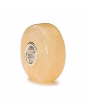 Trollbeads Circular Jade Bead Charm - Natural