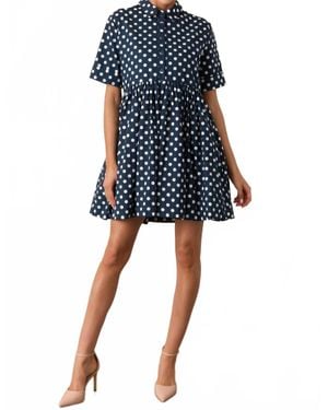 PROSPERINE® Piper Mini Dress - Blue