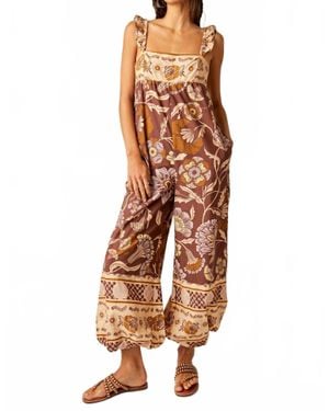 Free People Bali Albright Wide Leg Jumpsuit - Multicolor