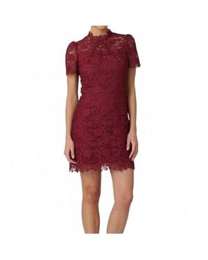 Shoshanna Ella Dress - Red