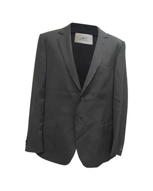 MR P. Mr, P. Single-Breasted Blazer With Pockets - Black