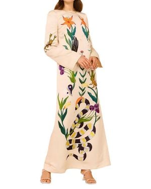 AMINA GLAM Maxi Dress - Metallic