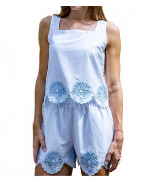 IslaPayal Porto Sleeveless Top - Blue