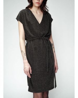 Grace & Mila Bright Lights Belted Dress - Black