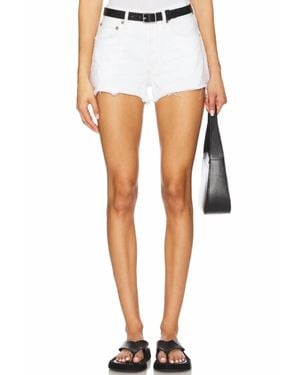 Agolde Parker Cut Off Short - White