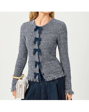 Lilly Pulitzer Kelso Bow Cardigan - Blue