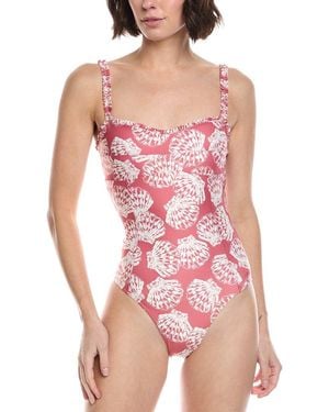summersalt The Mini Ruffle Sweetheart Coast One-Piece - Pink