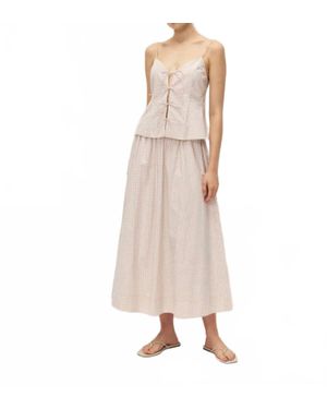 Elodie Bruno Vionnet Midi Skirt - Natural