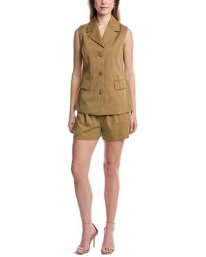 Seraphin 2Pc Vest & Short Set - Natural