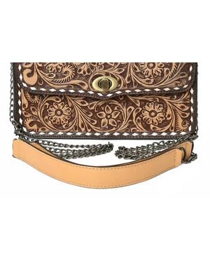 American Darling Beautifully Western Purse Small Crossbody Handbag - Metallic