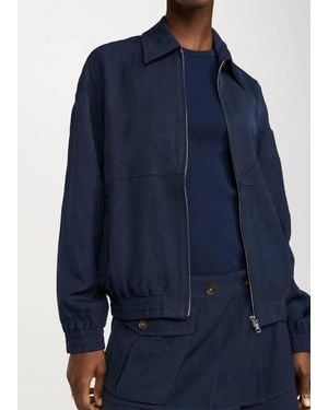 Ciao Lucia Gabriel Zip Up Jacket - Blue