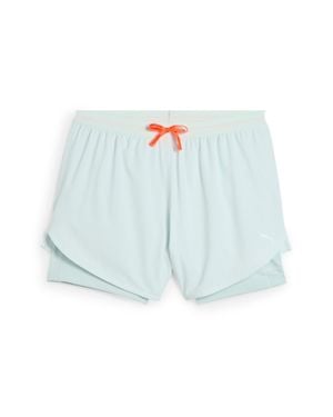 PUMA Run Ultraweave 2-In-1 4" Shorts - Blue
