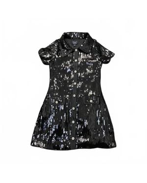 Bardot Girl's Noah Sequins Mini Dress - Black