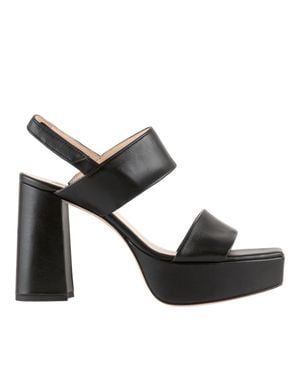 Högl Cindy High Block Heel Slingback Sandals - Black