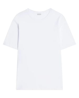 Dries Van Noten Plain Short-Sleeve T-Shirt With Relaxed Fit - White