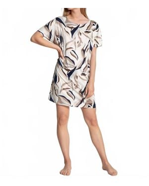 CALIDA Short-Sleeved Sleepshirt - White