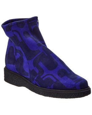Arche Joeloo Leather Bootie - Blue