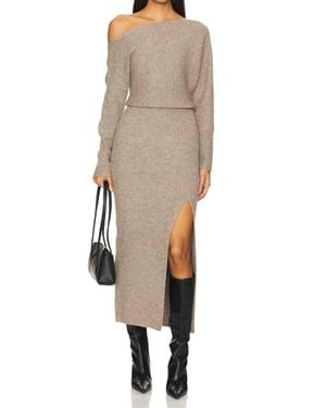 Line & Dot Alta Sweater Dress - Natural