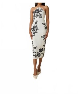 Hemant & Nandita Aahi Highlight Midi Dress - White