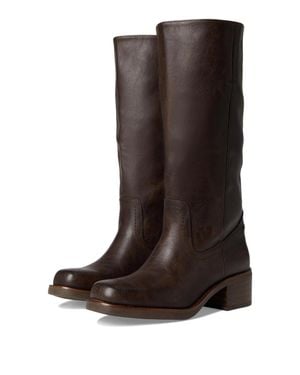 Frye And Co Mirandawomen's Dark Vegan Leather Knee High Zogg3270 - Brown