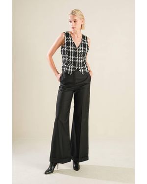 TRUEDAMES Falling Deeper Woven Pants - Natural