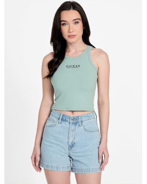 Guess Electra Logo Tank - Blue