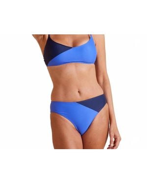 summersalt Marina Bikini Top And Bottom Set - Blue