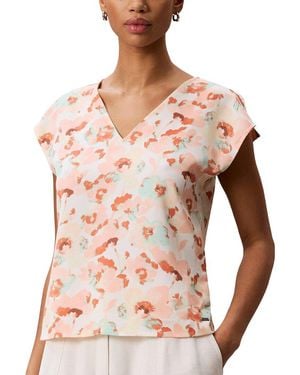 Calvin Klein Matte Satin Top - Pink