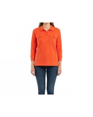 Saint James Oleron Polo Shirt - Orange