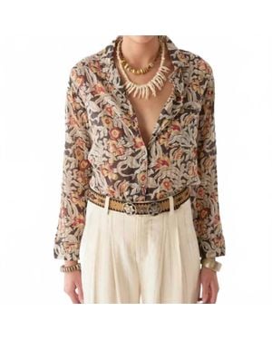 MAISON HOTEL Dudu Blouse - Brown