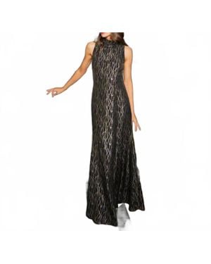 Shoshanna Midnight Flora Dress - Black