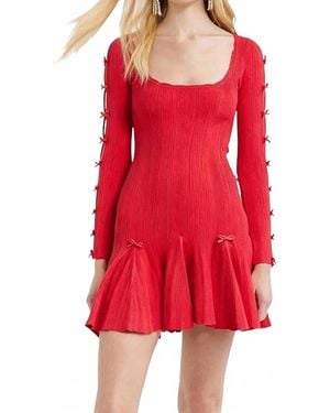 LoveShackFancy Seychelle Dress - Red