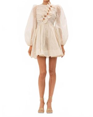 SOFIA The Label Blaire Bow Dress - Natural
