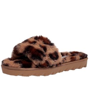 Chinese Laundry Rally Slide Sandal Natural Leopard Rallyleopardff-402 - Brown