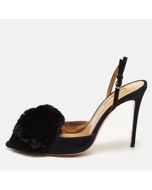 Aquazzura Powder Puff - Black