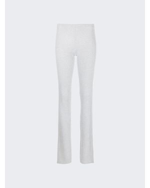 Dion Lee Light Reflective Rib Pant - White