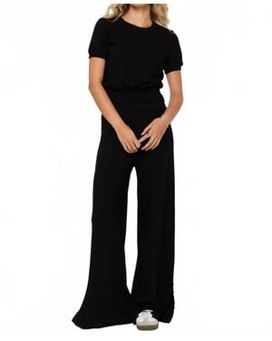 Project Social T Beau Wide Leg Pant - Black
