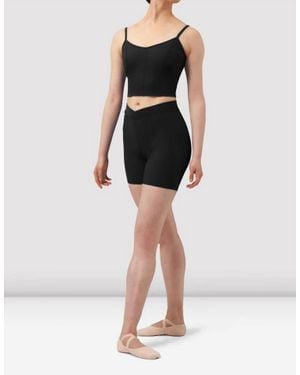 Bloch Ladies Mirella Chevron Camisole Crop Top - Black