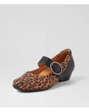 Ziera Candy W Mary Jane Heels - Brown