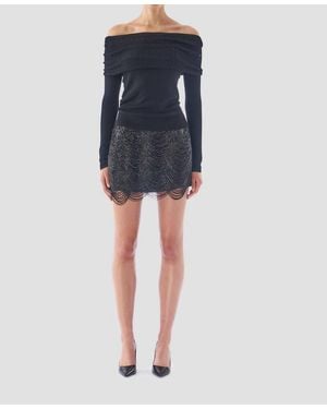 Le Superbe Pouchette Mini Skirt - Blue