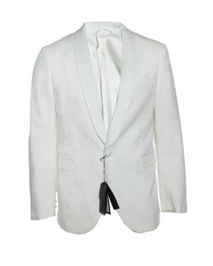Neil Barrett T, Camo Printed Tuxedo Jacket - Gray