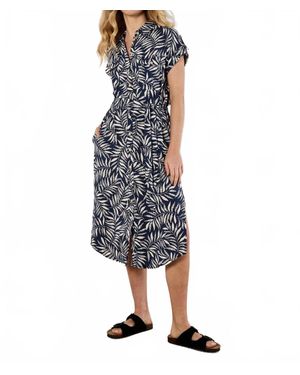 Apricot Plans All Day Dress - Blue