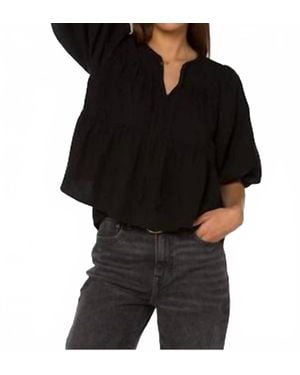 Velvet Heart Ferlita Puff Sleeve Top - Black