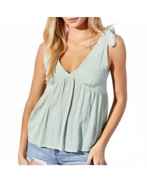 Baevely By Wellmade Whispering Muse Top - Blue