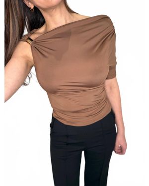 WonderxFans Selena Cut Out Top - Black