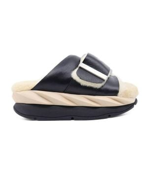 4Ccccees Mellow Laze Oreo Slides - Blue