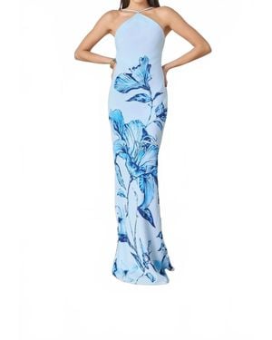 Rococo Sand Milo Halter Maxi Dress - Blue