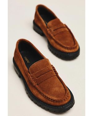 Maeve Classic Loafers - Brown