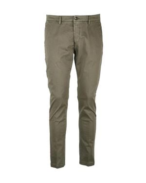 Yan Simmon Cotton Stretch Pants - Green
