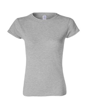 Gildan Ladies Soft Style Short Sleeve T-Shirt - Gray